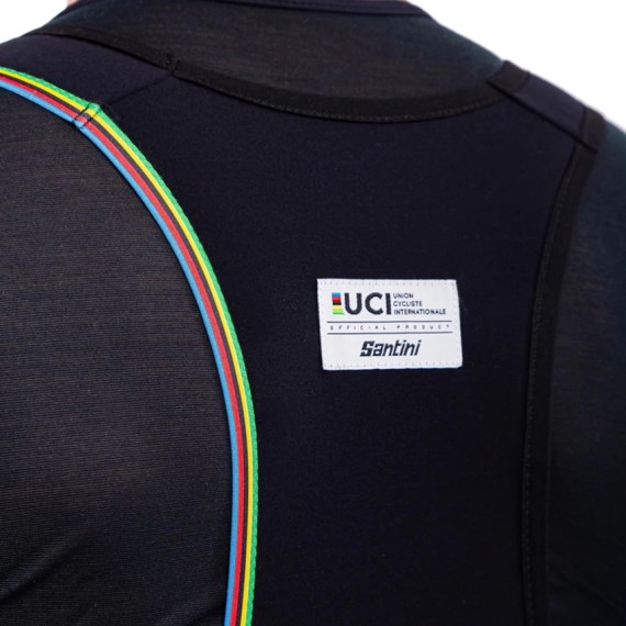 Calza larga SANTINI Hombre UCI Rainbow Official Black
