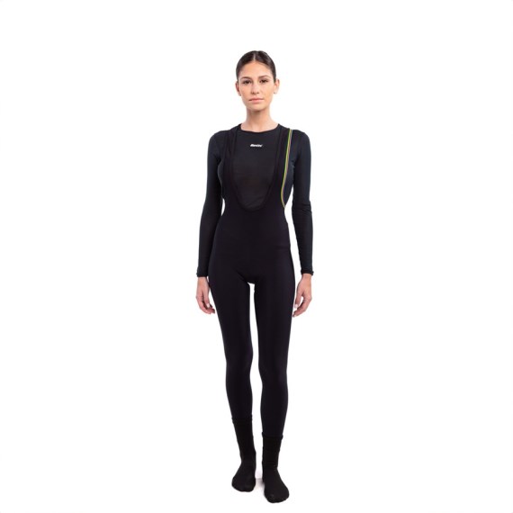 Calza larga SANTINI Mujer UCI Rainbow Official Black