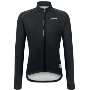 Campera De Invierno SANTINI Unisex UCI Rainbow Official Black