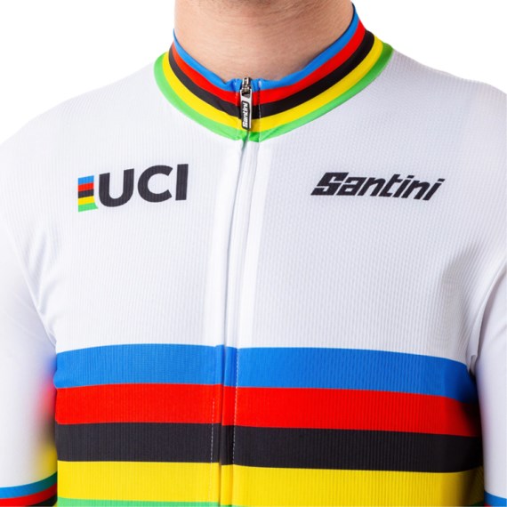 Jersey SANTINI Hombre UCI World Champion Official