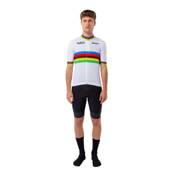 Jersey SANTINI Hombre UCI World Champion Official