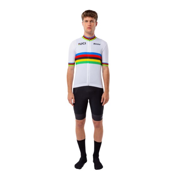 Jersey SANTINI Hombre UCI World Champion Official