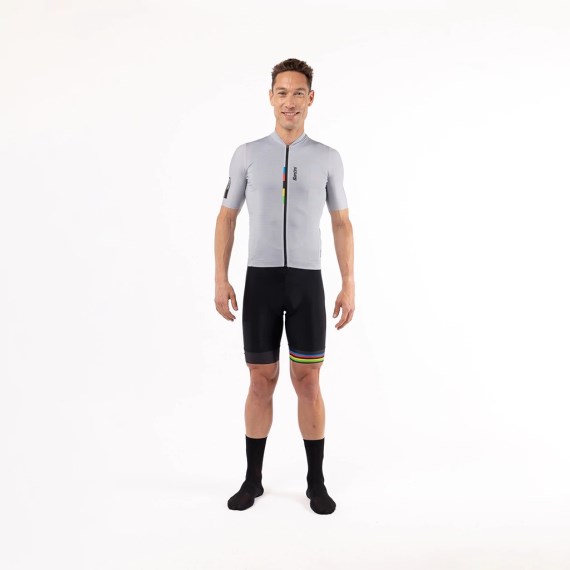 Jersey SANTINI Unisex UCI World Champion GRIS