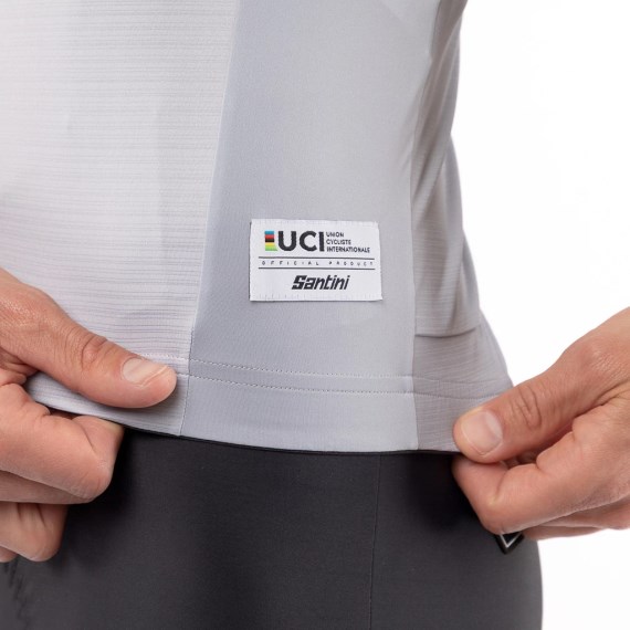 Jersey SANTINI Unisex UCI World Champion GRIS