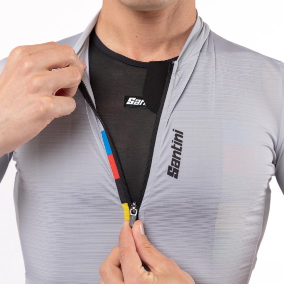 Jersey SANTINI Unisex UCI World Champion GRIS