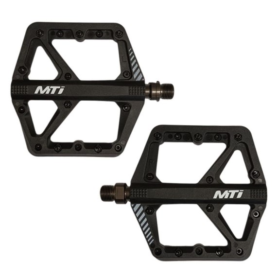 Pedal de MTB MTI c/plataforma NEGRO