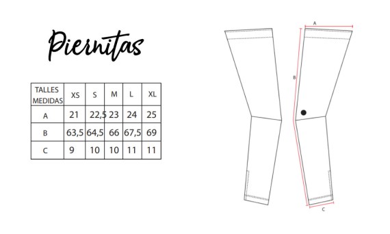 Piernas 3/4 PAVE