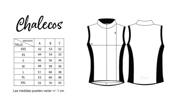 Chaleco rompeviento impermeable PAVE