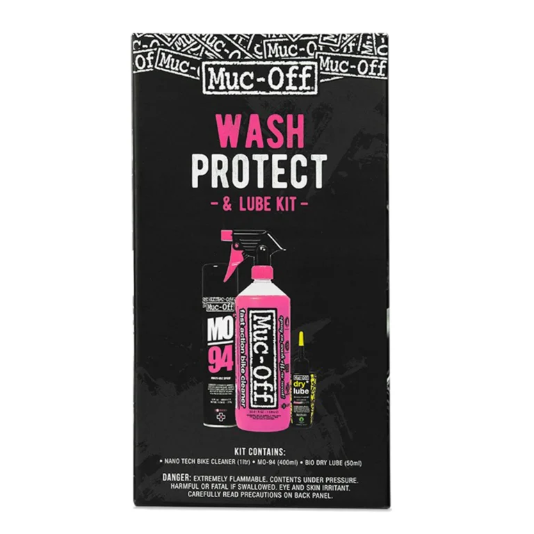 Kit de limpieza Muc-Off Wash Protect and Lube seco