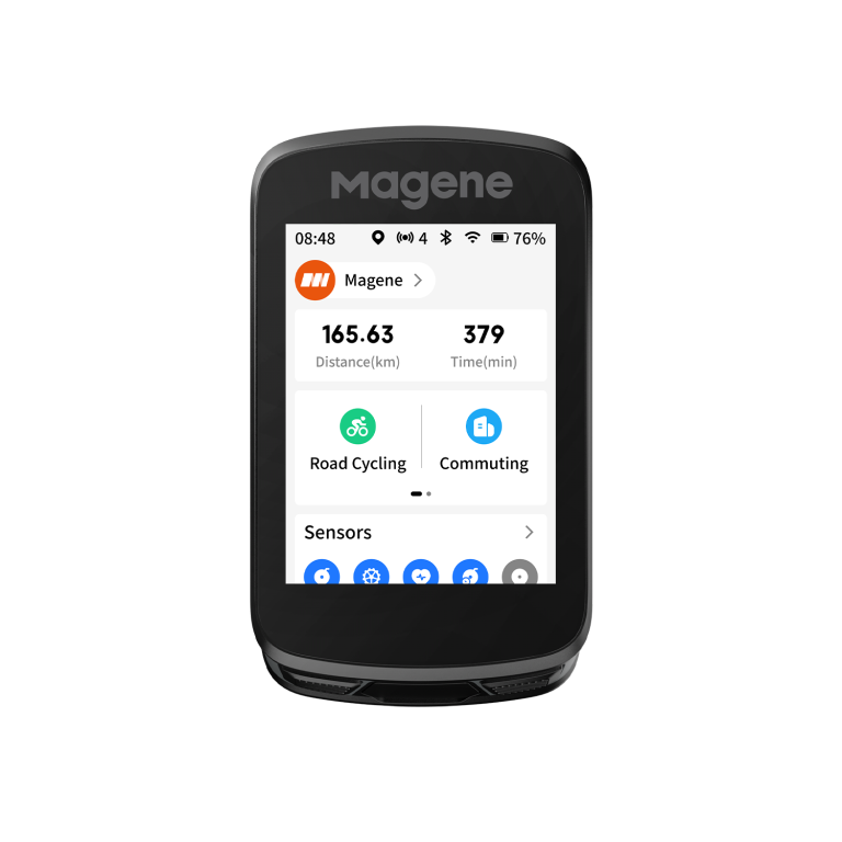 Ciclocomputadora para bicicleta Magene C606 V2 con GPS