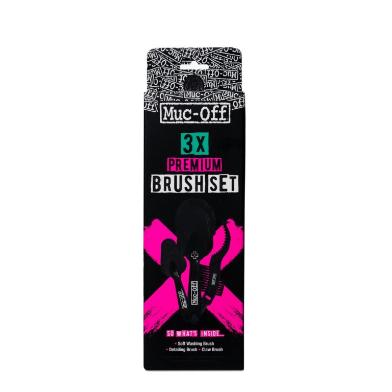 Set de cepillos Muc-Off Premium, pack de 3