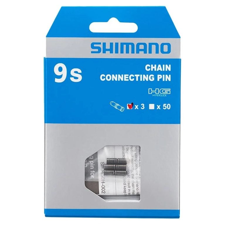 Pin conector de cadena Shimano 9 velocidades, pack de 3