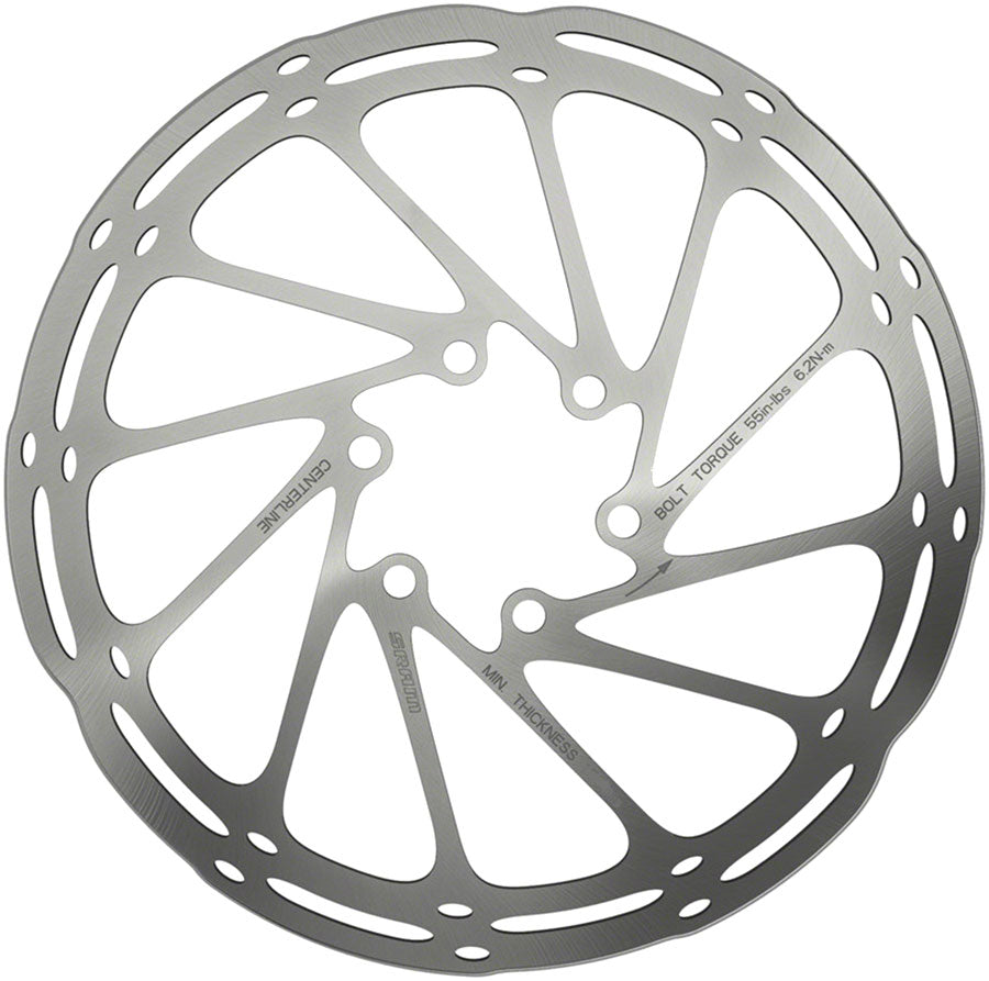 Disco de freno SRAM Centerline 2.0 180 mm, borde redondeado